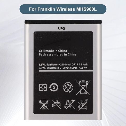 Replacement Battery V604454AR Compatible with Franklin Wireless MHS900L Verizon Ellipsis Jetpack with Tools in Kuwait