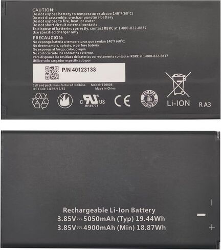 New Upgrade 160006 Battery for Inseego 40123133 MiFi M2000 MiFi M2100 5G Mobile[0 Cycle] - 3.7V Li-Ion Replacement Battery in Kuwait