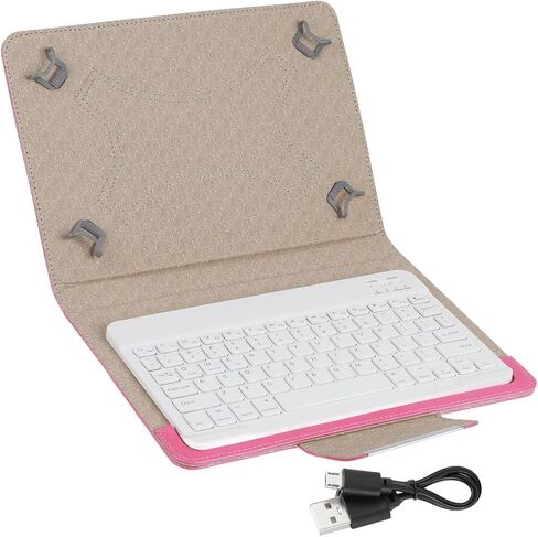 CHICIRIS Tablet Keyboard with PU Leather Case, 10in Bluetooth for iOS in Kuwait