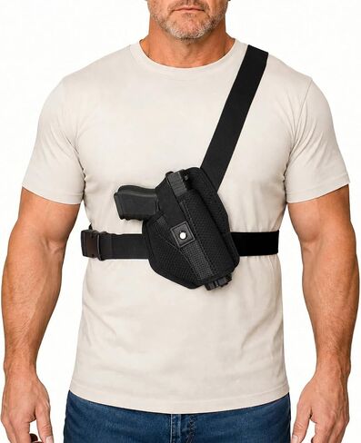 Universal Shoulder Gun Holster for Men and Women, Outdoor Lightweight Pistol Chest Holster in Kuwait