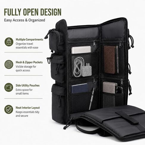 50L Waterproof Tactical Backpack for Men, MOLLE Military Backpack in Kuwait