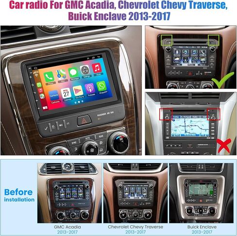 Car Radio for GMC Acadia Chevrolet Chevy Traverse Buick Enclave 2013-2017 in Kuwait