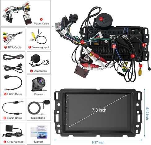 Car Radio for GMC Acadia Chevrolet Chevy Traverse Buick Enclave 2013-2017 in Kuwait