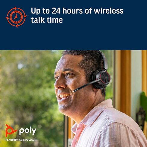 Poly Voyager 4300 UC 4320-M Headset 21847601, Refurbished in Kuwait