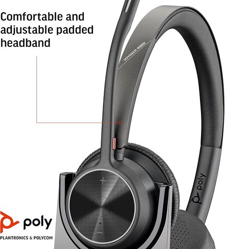 Poly Voyager 4300 UC 4320-M Headset 21847601, Refurbished in Kuwait