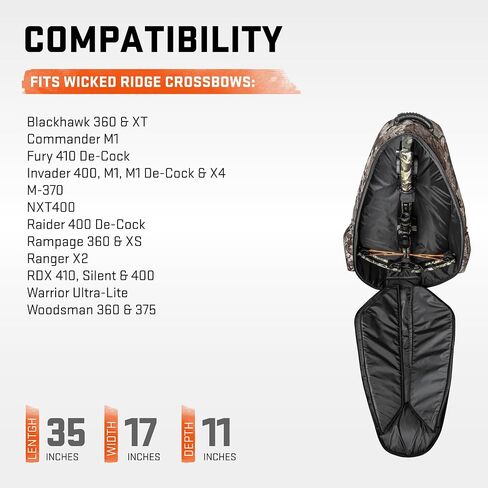 Wicked Ridge by TenPoint Ambush Bowpack, Veil Alpine/Black - Easily Transport & Protect Your Crossbow in Kuwait