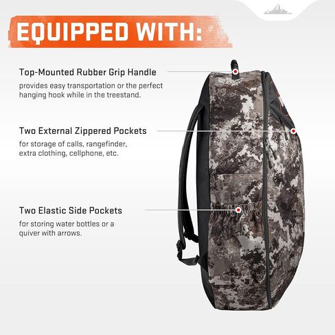Wicked Ridge by TenPoint Ambush Bowpack, Veil Alpine/Black - Easily Transport & Protect Your Crossbow in Kuwait