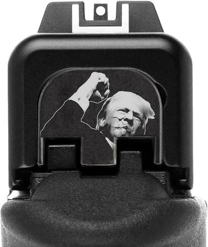 NDZ Performance Limited Edition Trump Slide Cover Back Plate for Glock Gen 1-5 7 17L 19 19X 20 21 22 23 24 26 27 29 30 31 32 33 34 35 36 37 38 39 40 41 45 and 47 in 9mm 10mm .40 .357 and .45 calibers in Kuwait