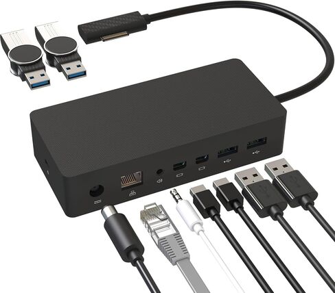 New Ms Surface Docking Station with 90W Power Supply, Double mini DP in Kuwait