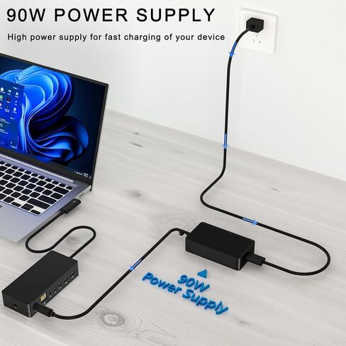 New Ms Surface Docking Station with 90W Power Supply, Double mini DP in Kuwait