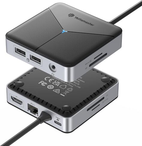 Yottamaster 8-in-1 Laptop Docking Station for MacBook/iPad/Dell/Lenovo/HP in Kuwait