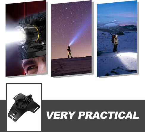 Black Plastic Headlamp Bracket Holder with 14.5mm Inner Pitch Row in Kuwait