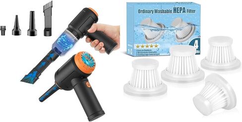 Meudeen Air Duster - 4 Pack Vacuum Cleaner Original Filter in Kuwait
