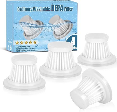 Meudeen Air Duster - 4 Pack Vacuum Cleaner Original Filter in Kuwait