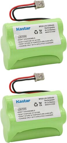 Kastar 3Pack 4.8V 2200mAh Battery Replacement for Uniden Bearcat Sportcat BC-245, BC245XLT, UBC245XLT, BC246XLT, BC250, BC-250, BC250D, BC296, BC296D, SC-140, SC140, SC140B, SC-150, SC150, SC150B in Kuwait
