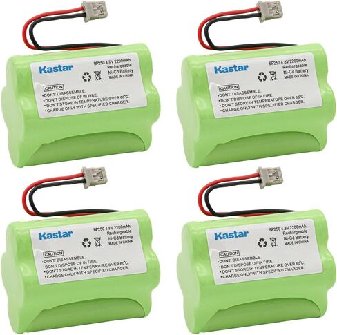 Kastar 3Pack 4.8V 2200mAh Battery Replacement for Uniden Bearcat Sportcat BC-245, BC245XLT, UBC245XLT, BC246XLT, BC250, BC-250, BC250D, BC296, BC296D, SC-140, SC140, SC140B, SC-150, SC150, SC150B in Saudi Arabia