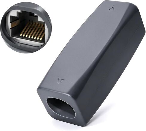 Duttek Starlink Cable Coupler for Starlink Gen3/Mini Cable, 10Gbps IP68 Waterproof High Speed Starlink Adapter for Starlink Ethernet Adapter Gen 3/Mini Dish and Router Supports Cat6/Cat7 in Kuwait
