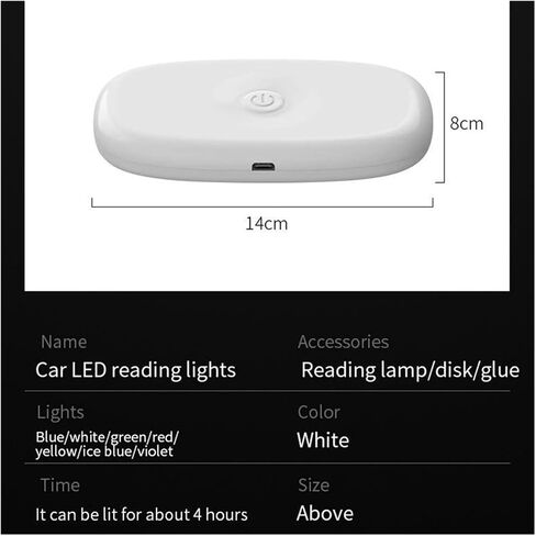 Ceiling Light Interior Lighting USB Charging Wireless Magnet Ceiling Atmosphere Reading Light Cabinet Bathroom Bedroom Trunk Lamp in Kuwait