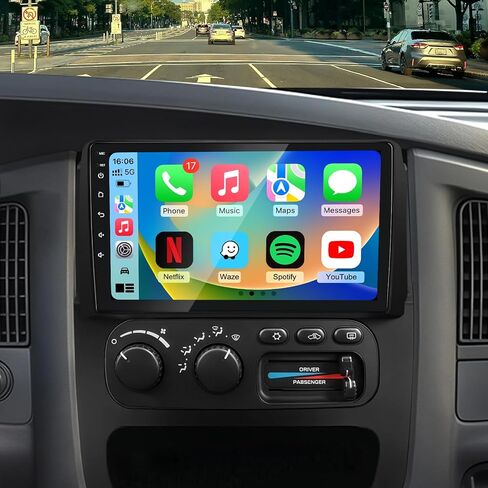 4G+64GB Android 13 Car Radio Stereo for Dodge RAM 1500 2500 3500 2002-2005 in Kuwait