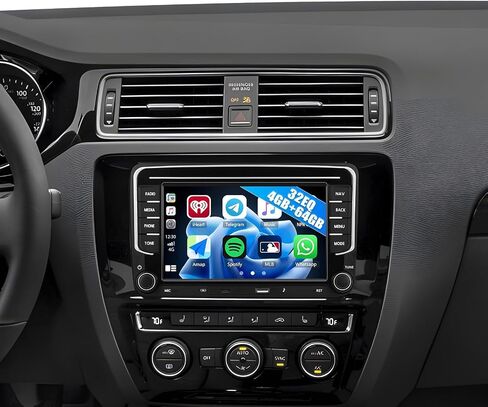 4G+64G Car Radio for Volkswagen VW Jetta 2016-2018, CarPlay Android Auto in Kuwait