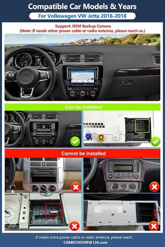 4G+64G Car Radio for Volkswagen VW Jetta 2016-2018, CarPlay Android Auto in Kuwait