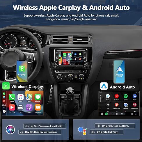 4G+64G Car Radio for Volkswagen VW Jetta 2016-2018, CarPlay Android Auto in Kuwait