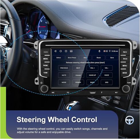 4G+64G Car Radio for Volkswagen VW Jetta 2016-2018, CarPlay Android Auto in Kuwait
