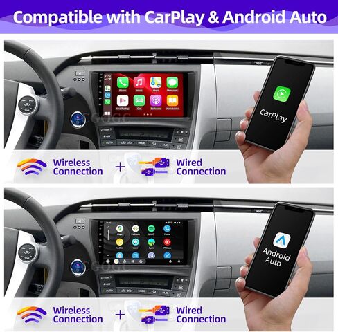 for Toyota Prius 2010 2011 2012 2013 2014 2015 Radio Stereo Carplay Auto in Kuwait