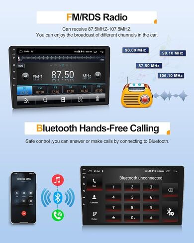 for VW Beetle 2002-2010 Android 15 Car Radio Wireless Carpaly & Android Auto 7 Inch IPS 2G+64G Touch Screen with Bluetooth FM Stereo WiFi GPS Navi SWC+AHD Backup Camera in Kuwait