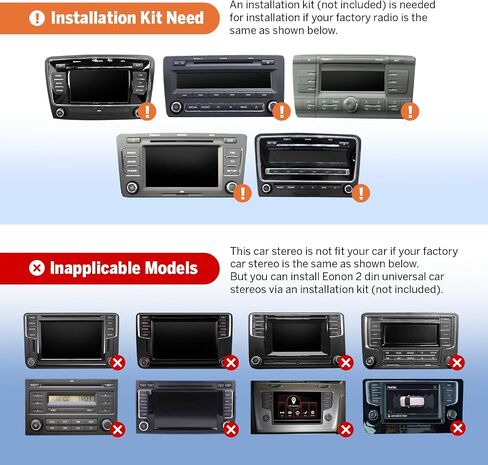 Eonon 4+64G Car Stereo for Golf Passat SEAT Skoda MK5/MK6 in Kuwait