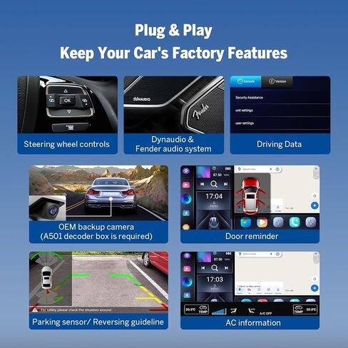 Eonon 4+64G Car Stereo for Golf Passat SEAT Skoda MK5/MK6 in Kuwait