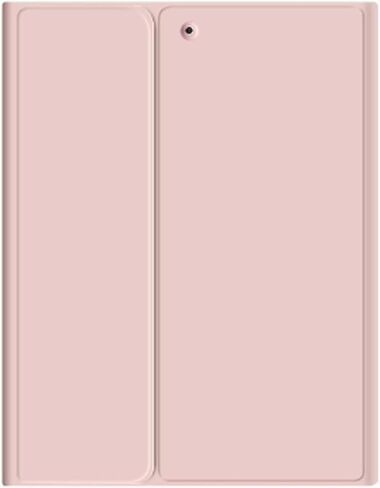 Wireless Tablet Keyboard with Magnetic Convenience and Shortcut Keys for IOS Tablet Computer 10.2 Inch, Includes Protective Case and Pen Holder (Pink Case and White Keyboard) in Kuwait