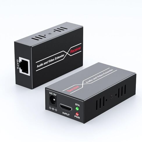 HDMI Extender Over Ethernet, 196ft 1080P 60Hz with POC and EDID in Kuwait