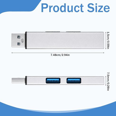 Small USB Hub, 3-Port Hub USB 3.0 Splitter in Kuwait