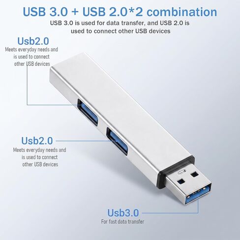 Small USB Hub, 3-Port Hub USB 3.0 Splitter in Kuwait