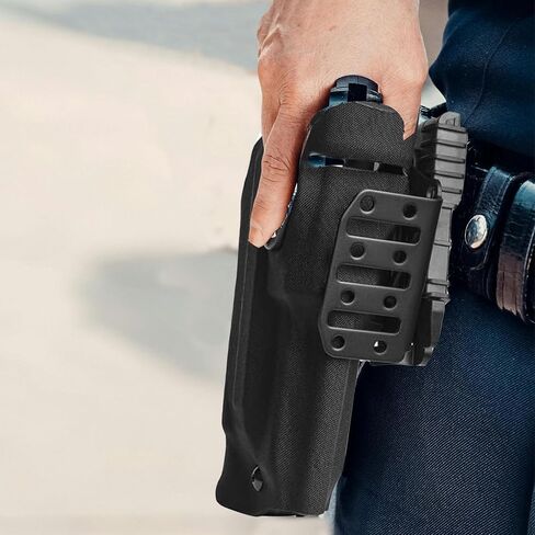 2 Pcs Qls Quick Locking System Kit, Platform Attachment with Locking Fork, Receiver Plate, and Accessories, Mid-Ride Universal Belt Loop for Duty Holsters in Kuwait