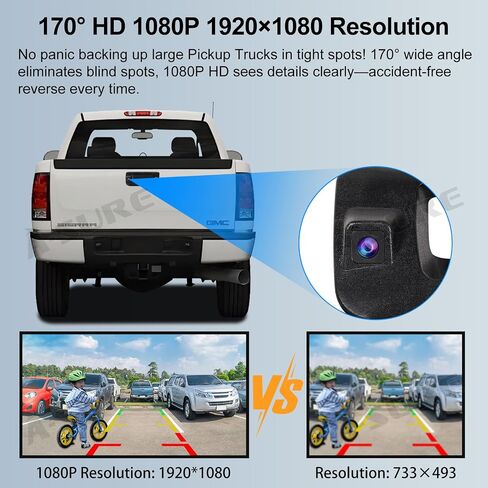 ASURE Tailgate Handle Backup Camera for Chevy Silverado GMC Sierra in Kuwait