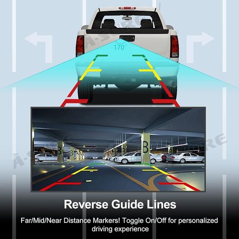 ASURE Tailgate Handle Backup Camera for Chevy Silverado GMC Sierra in Kuwait
