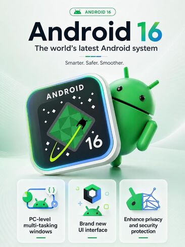 Tablet 11 Inch, Android 16 Tablet with Octa Core Processor, 24GB+ 128GB (Up to 2TB), Gemini AI Tablets, 90Hz Display with 8000mAh Battery, 4-Year Warranty for Work, Study, Travel & Gaming (Gray) in Kuwait