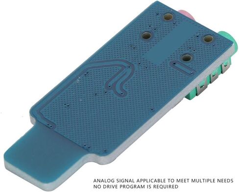 Mingzhe Driver Free USB Sound Card for Easy Audio Playback, Portable and Compact Design for Computer and Laptop Use, Equipped with USB Interface in Kuwait