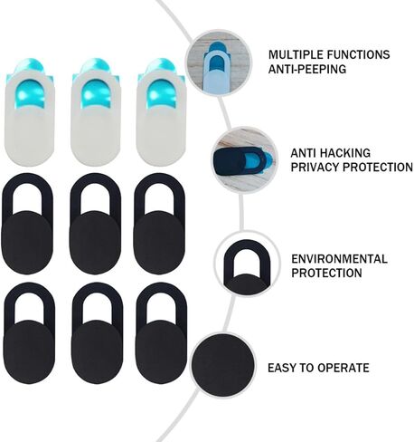 9pcs Webcam Cover Privacy Protective Shield for Phone and Computer in Kuwait
