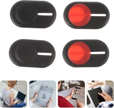 4pcs Webcam Privacy Cover Sturdy Plastic for Computer and Mobile Phone in Kuwait