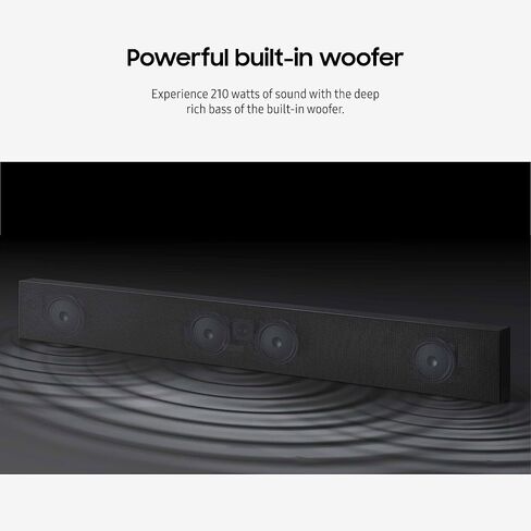 SAMSUNG HW-LST70T 3.0ch The Terrace Outdoor Soundbar w/ Dolby Audio, Built-In Subwoofer, Distortion Cancelling Technology, IP55 Weather Resistant, Titan Black in Kuwait