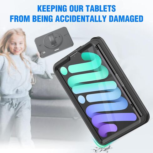 Timecity for iPad mini 6/7 (A17 Pro) Generation Case with Screen Protector in Kuwait