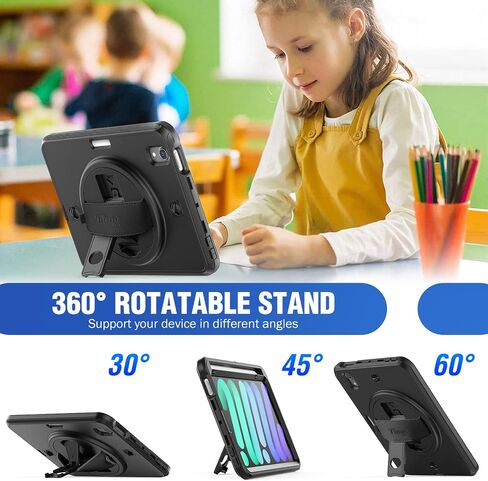 Timecity for iPad mini 6/7 (A17 Pro) Generation Case with Screen Protector in Kuwait