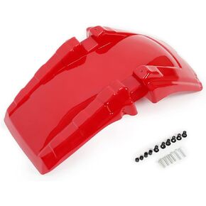 KUAFU Front Fender Compatible with 1985-1987 Honda Big Red 250 ATC250ES Protection Guard Replacement for 120712 Red Plastic