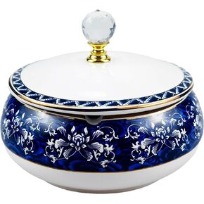 Ceramic decorative jar with lid, household jar, Japanese home style, suitable for home, office, and outdoor decoration. in Kuwait