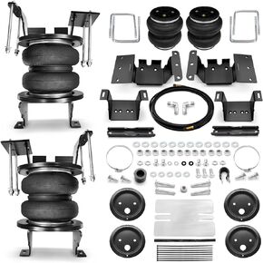 Rear Air Spring Bags Suspension Kit Compatible with 2011-2019 Chevy Silverado 2500/3500 HD 4WD pickups and GMC Sierra 2500/3500 HD 4WD pickups Replaces# 57538