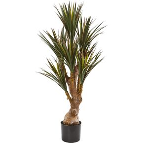 Nearly Natural 46in. Yucca Artificial Tree UV Resistant (Indoor/Outdoor)