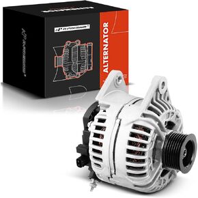 A-Premium Alternator Compatible with Dodge Ram 1500 2500 3500 2003-2006, Durango 2004, V8 5.7L, 136Amp 12Volt CW 7-Groove Clutch Pulley, Replace# 0124525006, 0124525051, 56028699AA